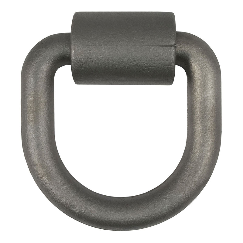 CURT 83760 3 x 3-in Weld-On Tie-Down D-Ring (8,833 lbs, Raw Steel) G9