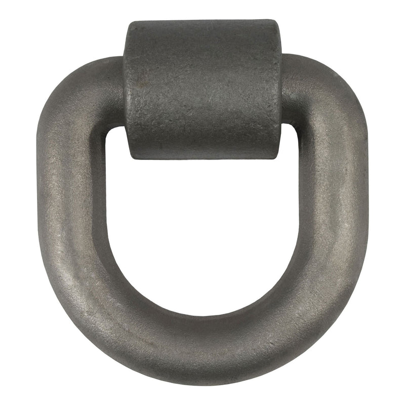 CURT 83770 3 x 3-in Weld-On Tie-Down D-Ring (15,587 lbs, Raw Steel) D9