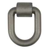 CURT 83780 3 x 4-in Weld-On Tie-Down D-Ring (15,587 lbs, Raw Steel)