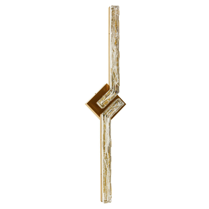 CWI Lighting Contour Integrated LED 33in Brass Vanity Light N1