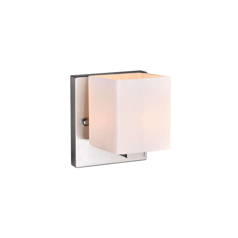 CWI Lighting Cristini 1-Light Nickel Bathroom Sconce B0