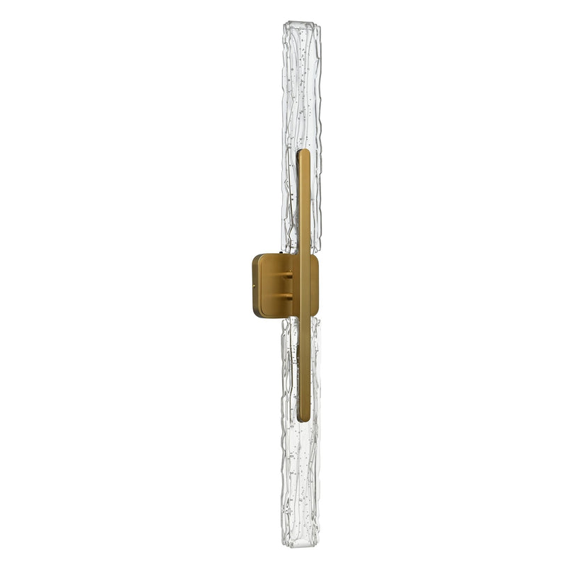 CWI Lighting Curva Integrated LED 36in Brass Vanity Light K3