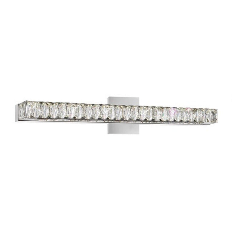 CWI Lighting Milan LED Vanity Light, Chrome, 24-in R4