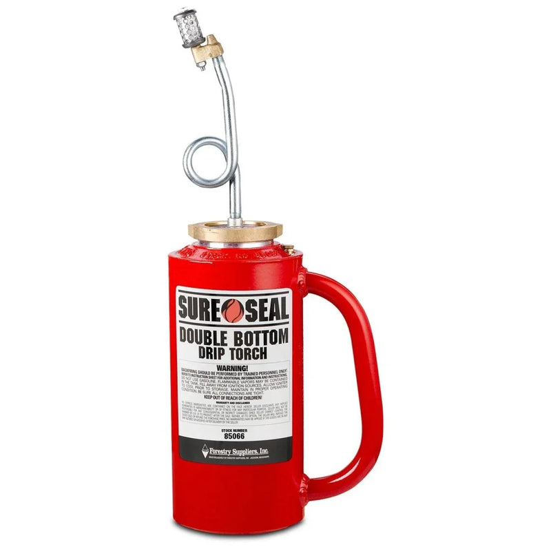 Forestry Suppliers Sure-Seal Red OSHA Double-Bottom Drip Torch M2