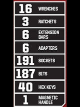 Craftsman 450-Piece Mechanics Set, Ratchet Socket Hand Wrench