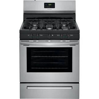 Frigidaire 30 in. 5 Burner Freestanding Gas Range in Stainless Steel FCRG3052AS I8