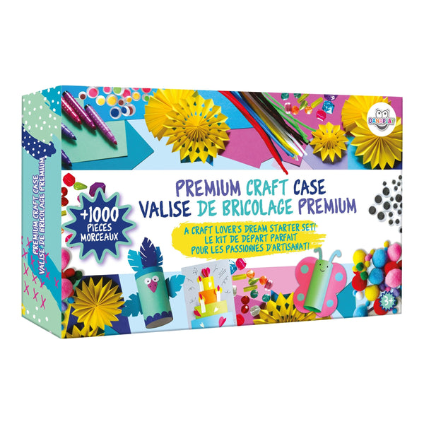 Danawares Premium Craft Case, A Craft Lover's Dream Starter Set with 1000+ Pieces E8