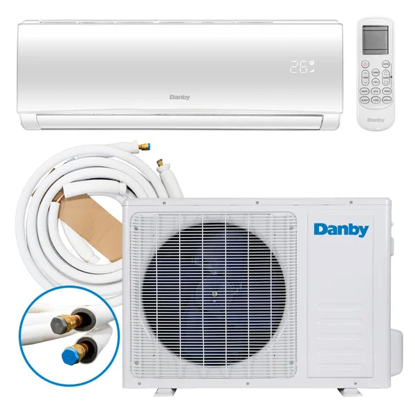 Danby 12,000 BTU SACC Quick Connect Mini-Split Air Conditioner with Heat pump and Variable Speed Inverter Y0