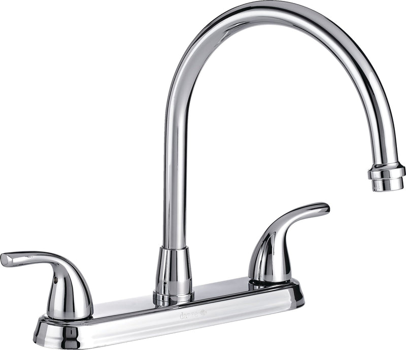 Danze Double Handle High Arc Kitchen Faucet, Chrome O7