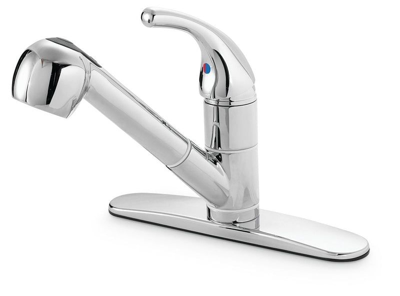 Danze Plymouth Single Handle Pull Out Kitchen Faucet, Chrome G2