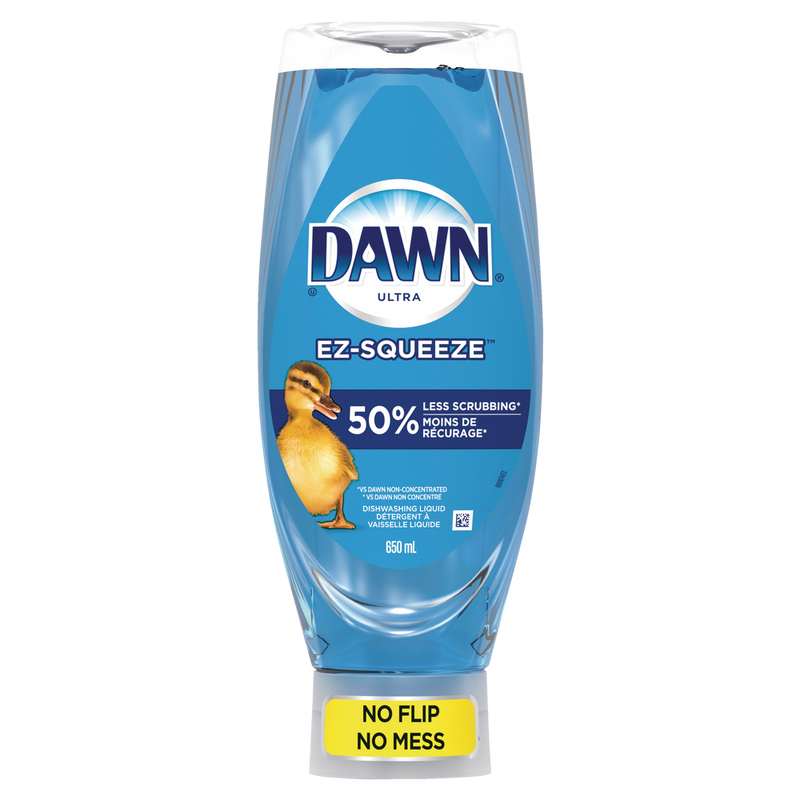 Dawn EZ-Squeeze Ultra Dish Soap Dishwashing Liquid, Original, 650 ml F2