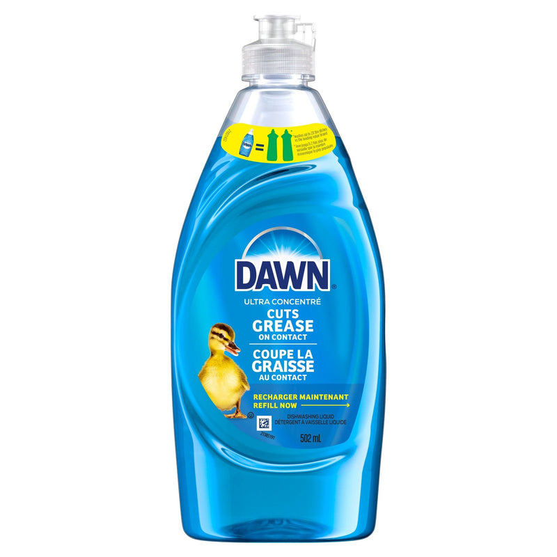 Dawn Ultra Concentrated Liquid Dish Detergent, Original, 502-mL X2