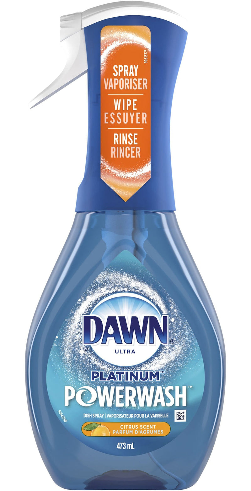 Dawn Ultra Platinum Powerwash Dish Soap Spray, Assorted Scents, 473-mL J2