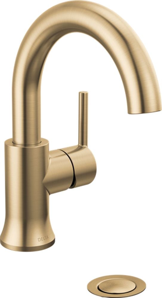Delta 1-Handle High-Arc Lavatory Faucet, Champagne Bronze B7