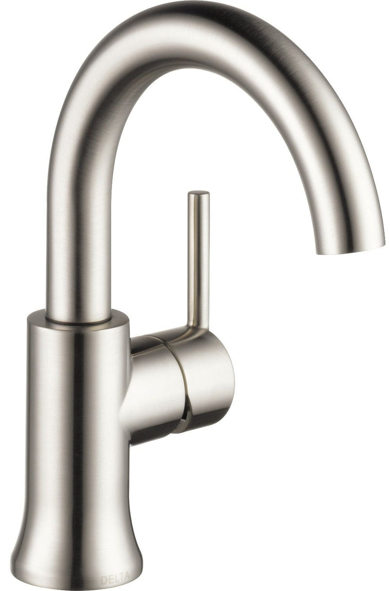 Delta 1-Handle High-Arc Lavatory Faucet, Stainless O5