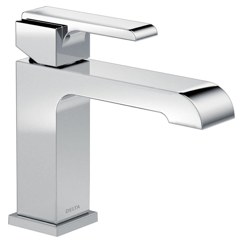 Delta Ara 1-Handle Bathroom Faucet with Metal Pop-Up, Chrome D6