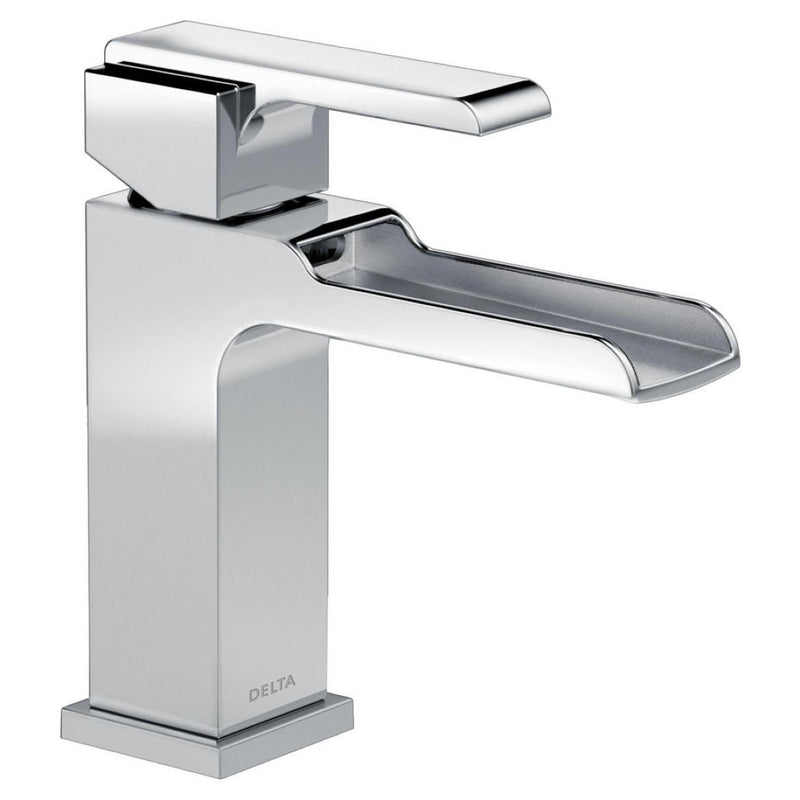 Delta Ara 1-Handle Channel Bathroom Faucet with Metal Pop-Up, Chrome B6