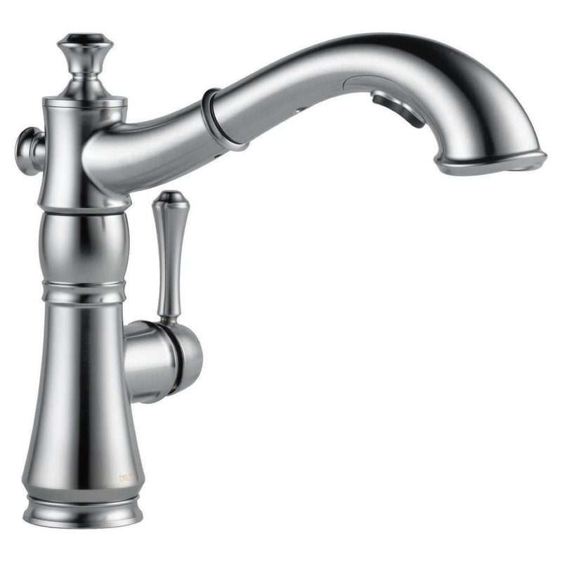Delta Cassidy Pullout Kitchen Faucet, Artic Stainless F0