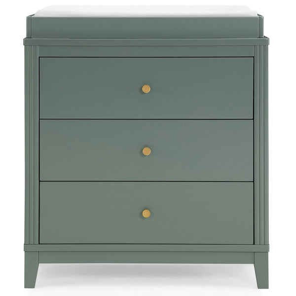 Delta Eloise 3-Drawer Dresser with Changing Top, Grassy Glen G8