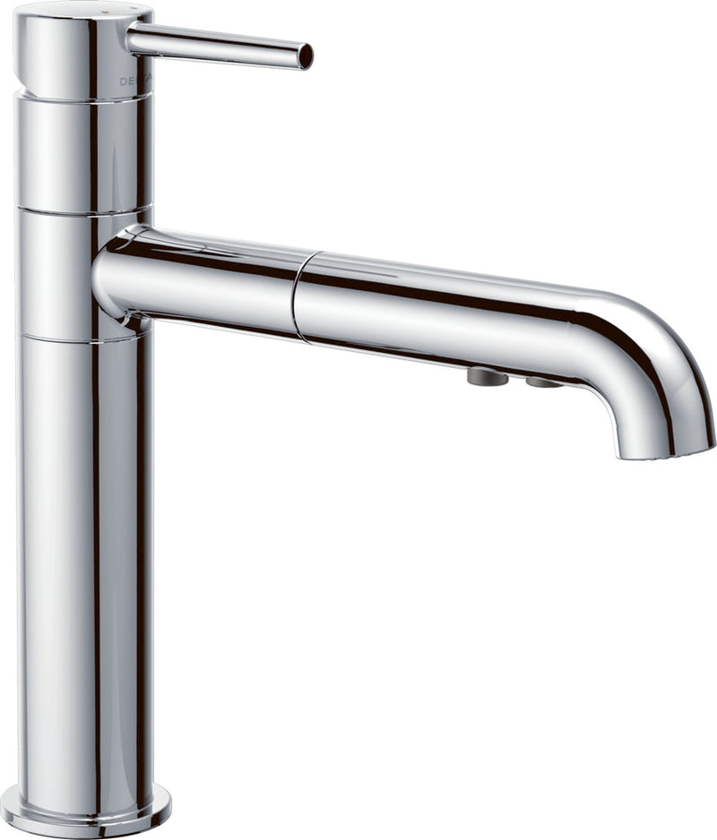 Delta Trinsic Pullout Kitchen Faucet with Diamond Seal Technology, Chrome F6