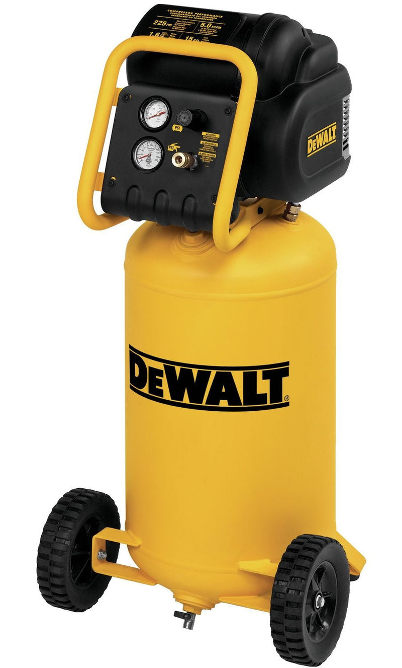 DEWALT D55168 15-Gallon Oil-Free Portable Workshop Vertical Air Compressor, 225 PSI G6