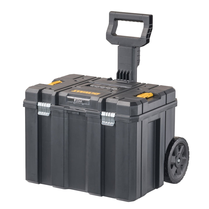 Dewalt TSTAK Deep Box on Wheels with Telescopic Handle E0