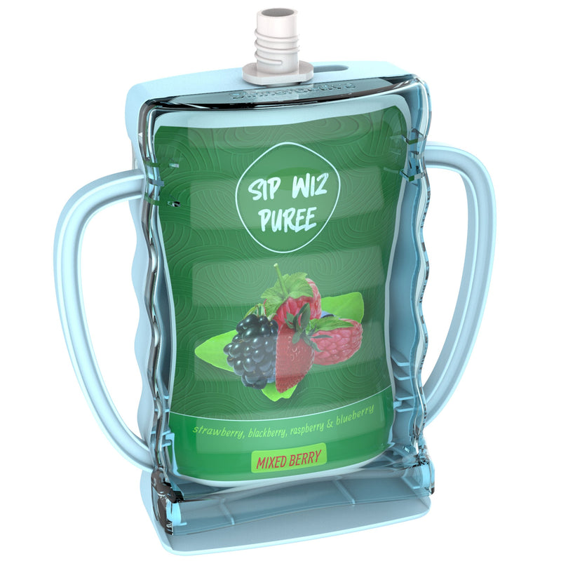 Dinner Active Sip Wiz Squeeze-Proof Holder, Blue P6