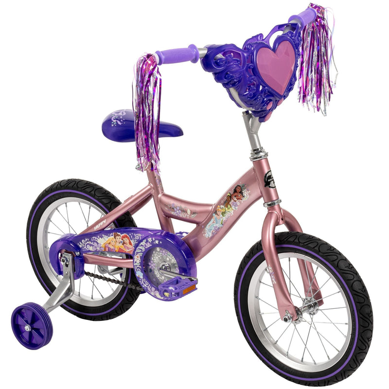 Disney Princess Kids' Bike with Removable Training Wheels, 14-in W4