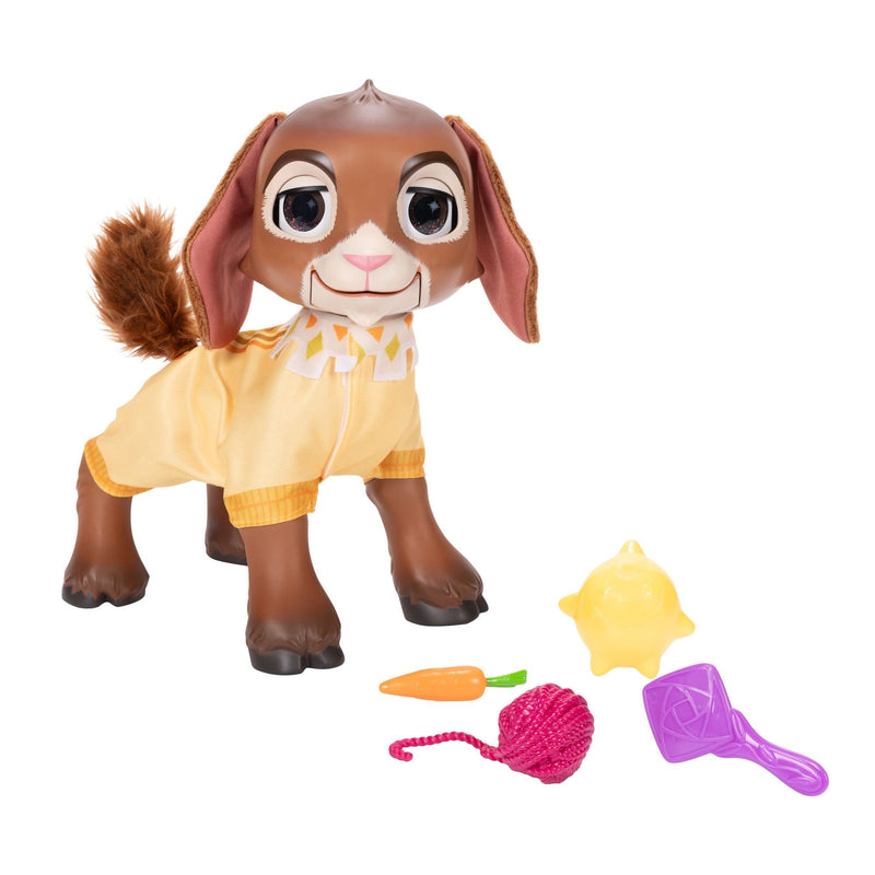 Disney Wish Magical Movable & Talking Valentino & Star Set with Sounds, Large Interactive 12-in Toy Figure for Kids, Ages 3+ E6