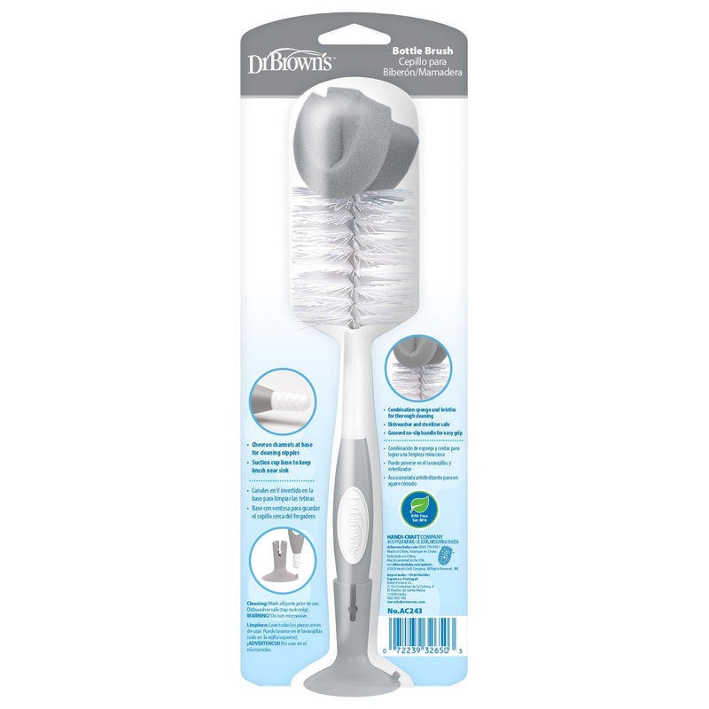 Dr. Brown's Soft Touch Bottle Brush, Grey M6