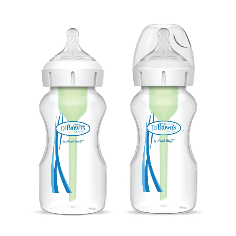 Dr. B's + Wide Neck Bottles, 9-oz, 2-pk S1