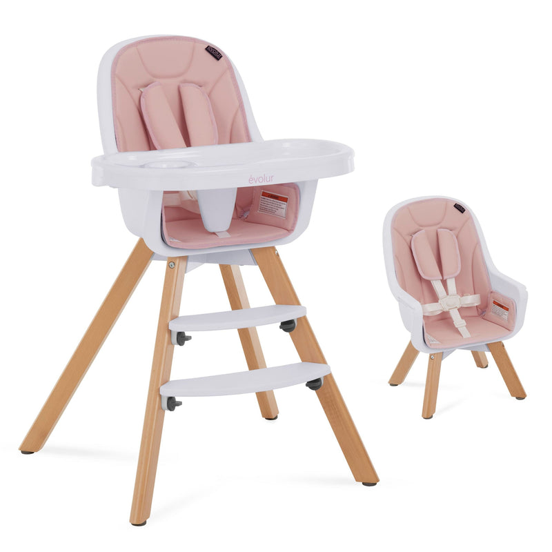 Dream on Me Zoodle Convertible High Chair, Pink G8
