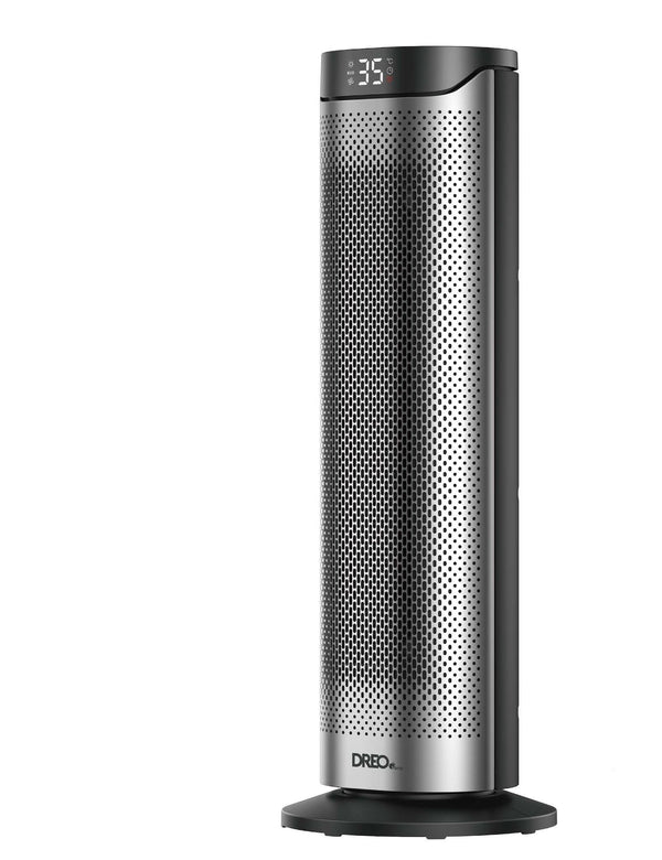 DREO Home 1500W PTC Convection Oscillating Ceramic Electric Tower Heater, 23-in X0
