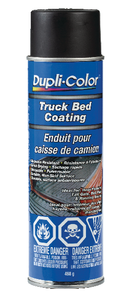 Dupli-Color Black Vinyl Polymer Truck Bed Coating, 468g X3
