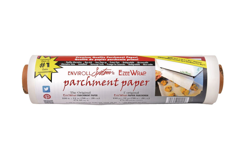 E-Zee Wrap Parchment Paper, 190-ft Roll, for Baking & Cooking Z1
