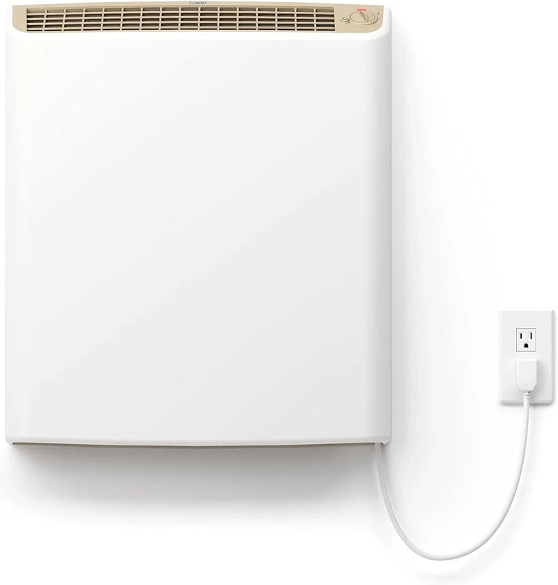 EnviMAX Plug-in Electric Panel Wall Heaters for Large Rooms, 1000 Watts, 24/7 Heating w/Safety Sensor Protection, Patented Quiet Fan-less Design, Easy 2-Min Install, Indoor Space Heater, Made in USA W5