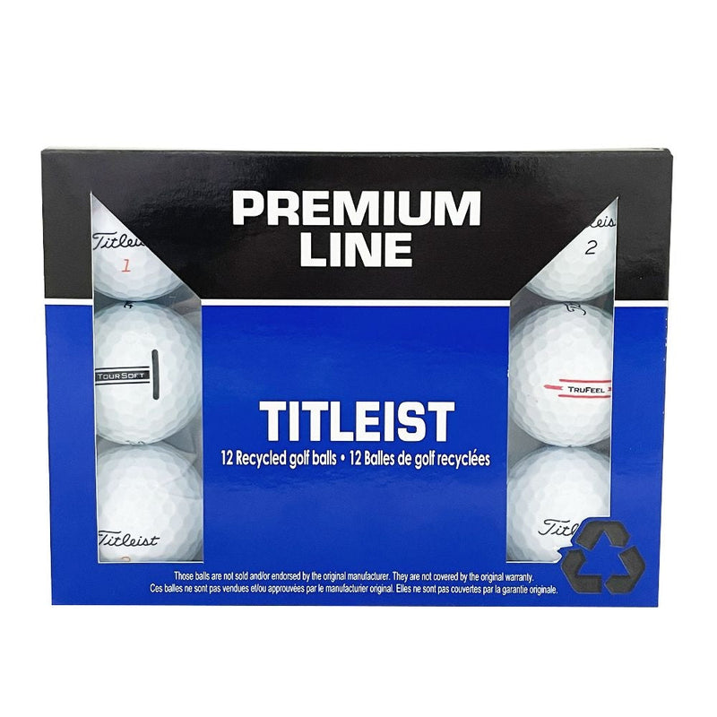 Eagle Premium Line Titleist Recycled Gold Balls, White, 12-pk Z5