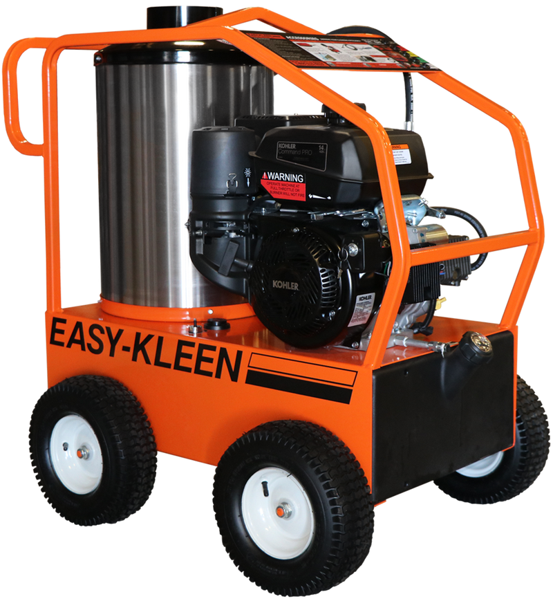 Easy-Kleen Commercial 4000 PSI 3.5 GPM 14 HP Engine Hot Water Wheeled Gas Pressure Washer S2