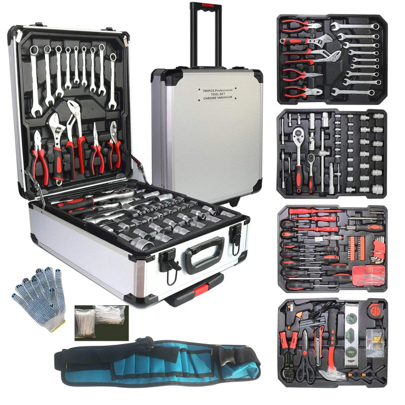 799pcs Aluminum Trolley Household Fathers S1