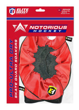 Elite Hockey Notorious Pro-Ultra Dry Soakers Skate Guards, Red, Assorted Sizes