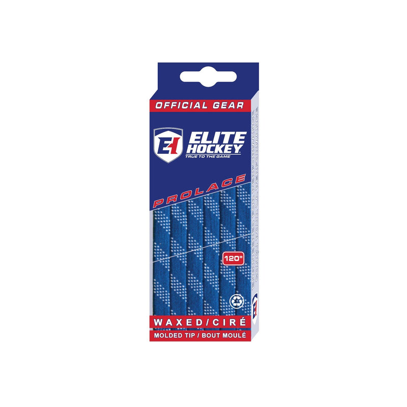 Elite Hockey Prolace Skate Laces, Waxed, Navy, Assorted Sizes Z2