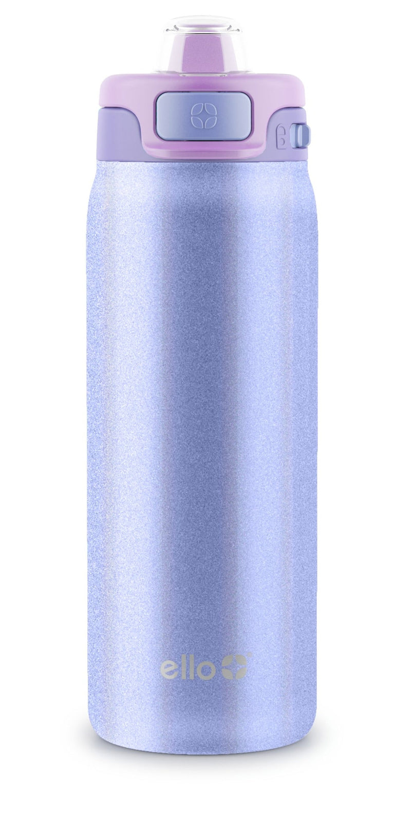 ello Pop & Fill Reusable Stainless Steel Insulated Water Bottle with Quick Fill Lid, 18-oz, Assorted Colours F7
