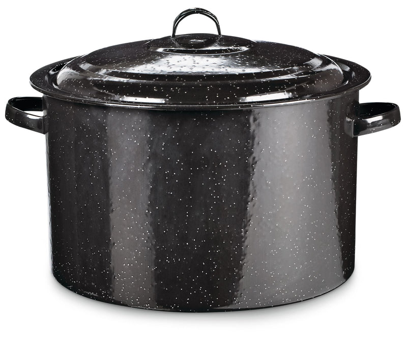 Enamel Coated Carbon Steel Canning Pot, 17-L J5