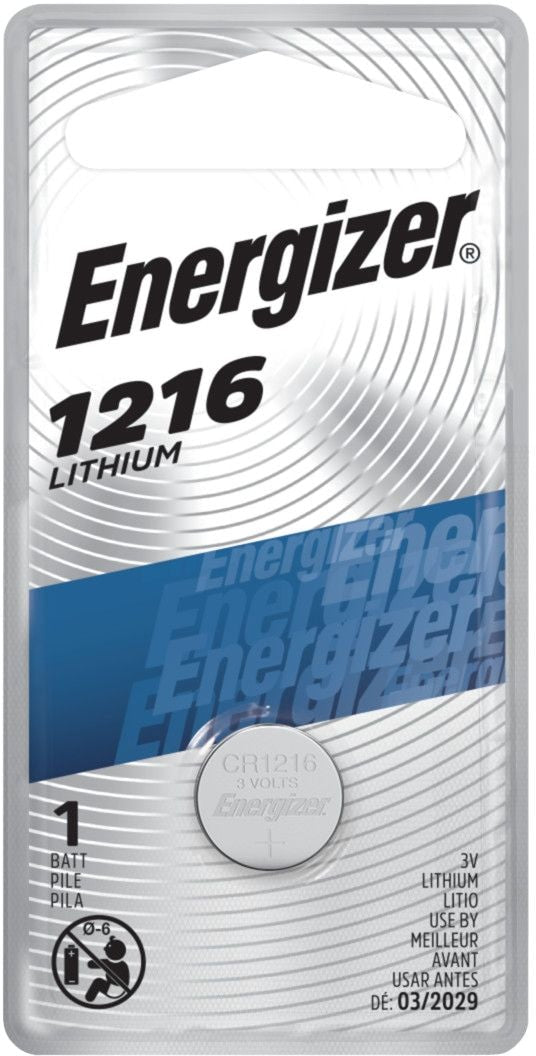 Energizer 1-pk CR1216 3V / 3 Volt Lithium Coin Cell Battery V0