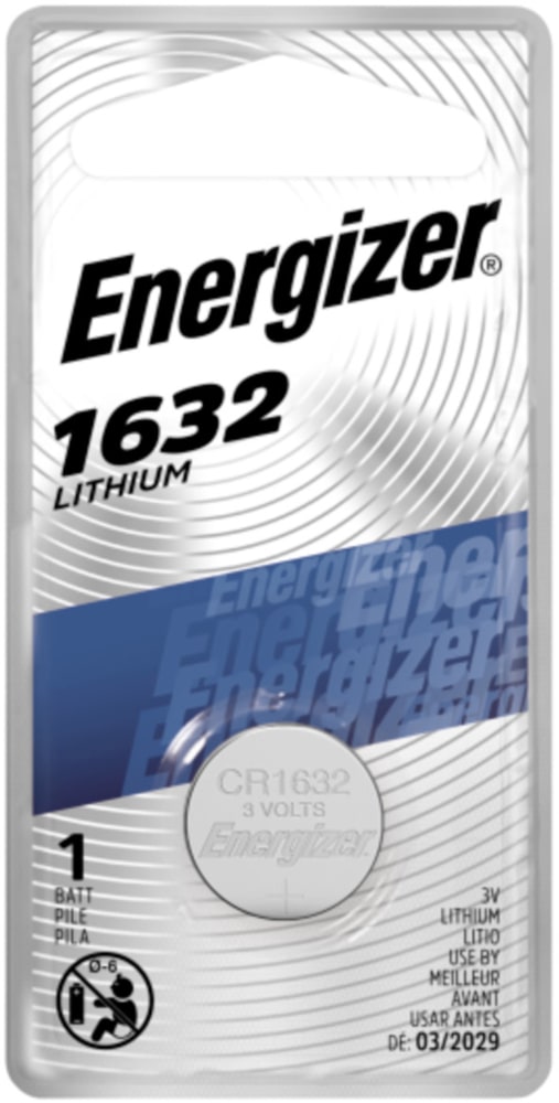 Energizer 1-pk CR1632 3V / 3 Volt Lithium Coin Cell Battery P8