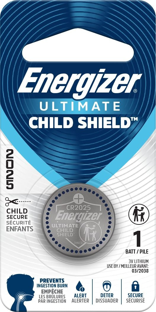 Energizer 2025 Child Shield Lithium Battery K5