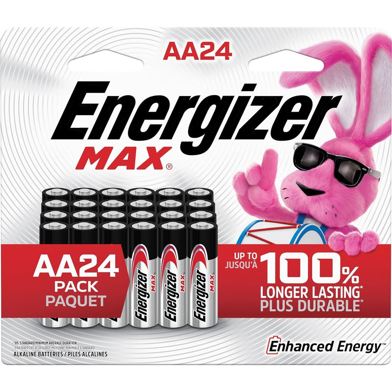 Energizer Alkaline MAX Double A Batteries, 24-pk Z5