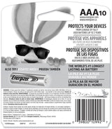 Energizer Max 10-pk AAA Alkaline Batteries, Long Lasting, All Purpose