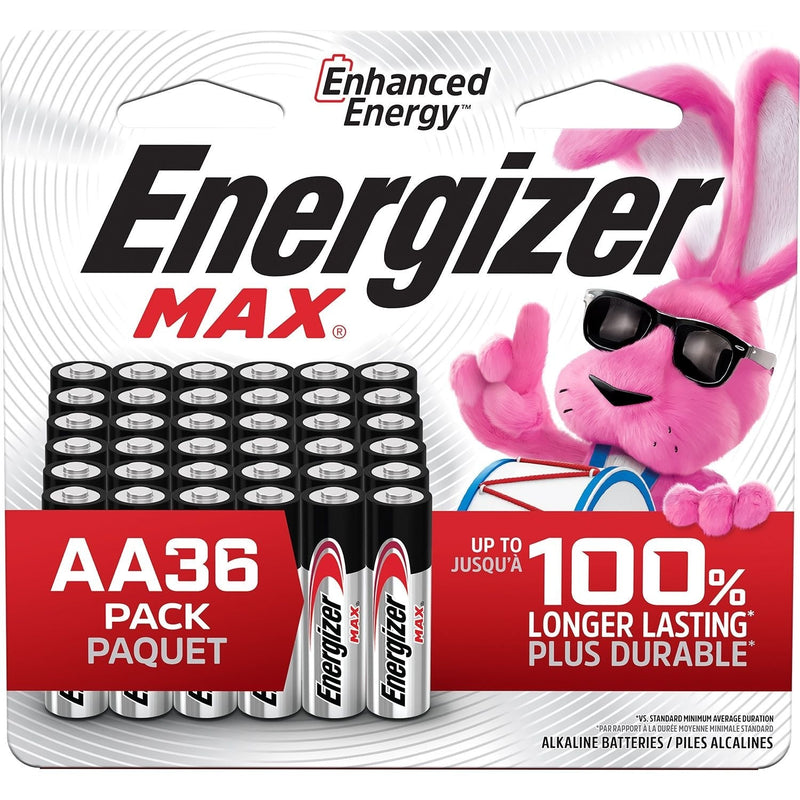 Energizer Max Alkaline AA Batteries, 36-pk N7