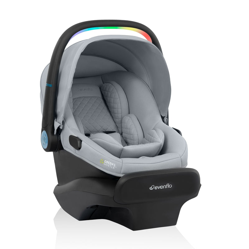 Evenflo Revolve Litemax NXT Gold Rotational Infant Car Seat with Sensory Soothe Handle X3